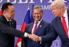 Tailandia y Camboya detienen combates, según anuncio de Trump