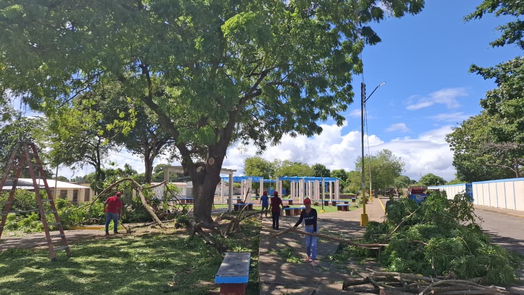 Libertador prioriza el embellecimiento de espacios públicos