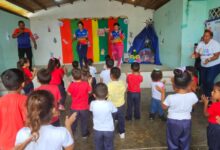 El programa Imderma va a la escuela lleva deporte y recreación a niños del sector Viboral