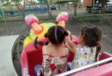 Niños de la casa abrigo Samanna disfrutaron de una tarde de recreación en un parque mecánico
