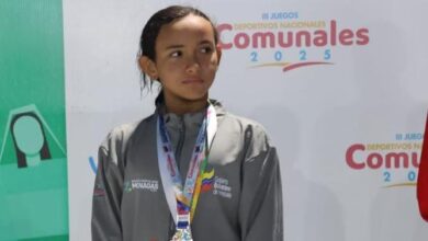 Nadadora monaguense Antonella Romero obtiene medalla de plata en 400 metros libres