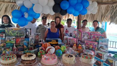 Polimaturín celebró compartir navideño con niños de La Muralla I y II