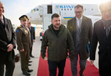 Zelenski llega a Berlín para negociar un posible alto el fuego
