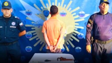 Detienen a joven por amenazar de muerte a su madre con una llave de tubo y una tijera