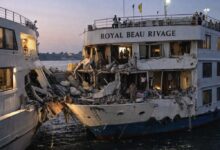 Muere turista italiana tras choque entre dos cruceros en el Nilo