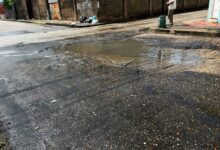 Reportan mega hueco en la calle Mariño de Maturín