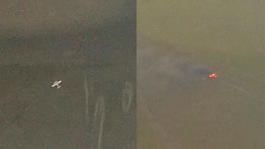 La FANB neutraliza una aeronave ilegal en Apure con el apoyo de cazas F-16