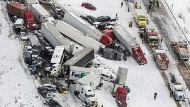 Tormenta de nieve causa caos vial masivo en EE. UU.