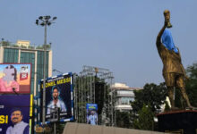Inauguran la estatua de Lionel Messi más alta del mundo coincidiendo con su llegada a la India