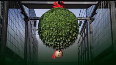 EE.UU. busca romper récord mundial de parejas besándose bajo el muérdago