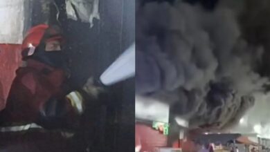 Caracas: Incendio afectó locales en el Mercado Mayorista de Coche