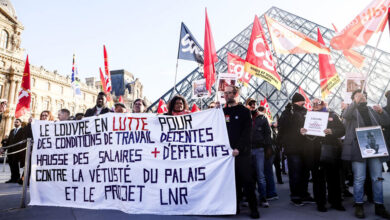 El Museo del Louvre suspende la apertura por huelga de sindicatos