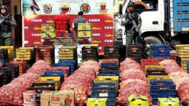 FANB incauta más de 8 toneladas de hortalizas de contrabando en el estado Zulia