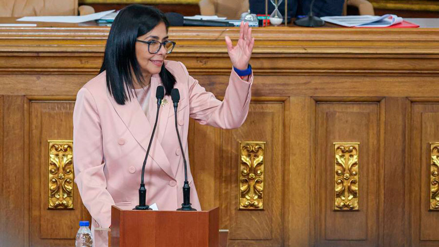 Delcy Rodríguez informa que Venezuela cerrará 2025 con un crecimiento del PIB superior al 8,5 %