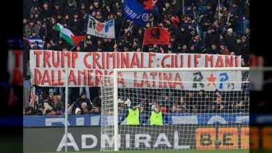 Fanáticos del fútbol italiano se suman al rechazo de las acciones criminales de EE.UU. contra Venezuela