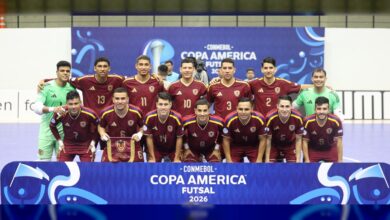La Vinotinto de Futsal chocará contra Argentina en la Copa América