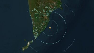 Sismo de 6,4 se registra frente a las costas de Rusia este jueves