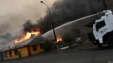 Arrestan a sospechoso de iniciar los incendios forestales en Chile