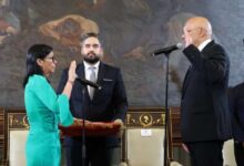 Delcy Rodríguez es juramentada como Presidenta encargada de Venezuela