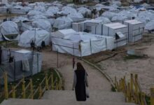 Muere bebé de 6 meses por hipotermia en una tienda de campaña en Gaza