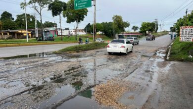 Conductores denuncian el mal estado de la vial del elevado de Boquerón