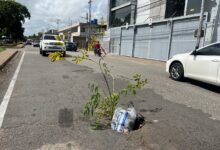 Reportan nuevo hueco en plena avenida principal de Las Brisas del Orinoco