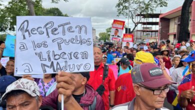 Maturineses manifestaron su indignación tras el secuestro del presidente Nicolás Maduro