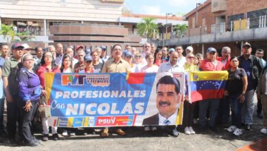 Profesionales y técnicos de Maturín alzan su voz en apoyo a Maduro y Cilia Flores