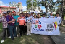 Personas con discapacidad en Maturín piden la liberación de Maduro y Cilia Flores