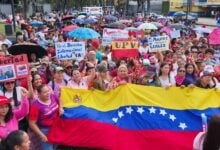 Mujeres de Monagas exigen libertad para el presidente Maduro y Cilia