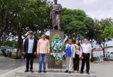 Celebran el Día del Maestro con eucaristía y ofrenda floral al Padre de la Patria en Cedeño