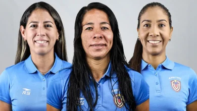 Conmebol designa a tres árbitras venezolanas para el Sub-20 femenino
