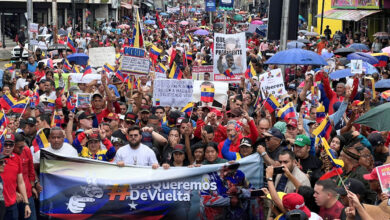 En Maturín realizan gran marcha para exigir la liberación del presidente Nicolás Maduro