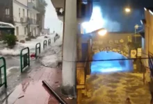 Italia: Ciclón Harry azota Sicilia con olas de 9 metros y vientos huracanados