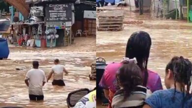 Rotura de tubería matriz inunda calles de Miranda