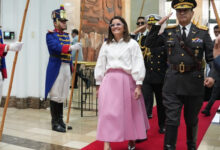 Ecuador: Vicepresidenta asume el mando temporal del Poder Ejecutivo