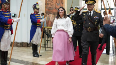 Ecuador: Vicepresidenta asume el mando temporal del Poder Ejecutivo