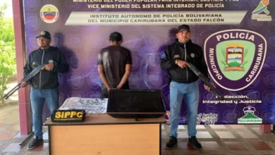 Detienen a sujeto hurtando televisor en Falcón