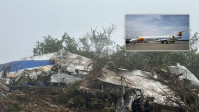Confirman los nombres de los 15 ocupantes del avión siniestrado en Colombia
