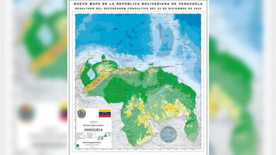 Venezuela lanza campaña en defensa de su territorio tras difusión de mapa alterado
