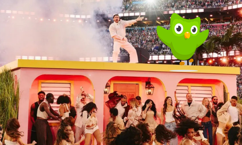 Efecto Bad Bunny: Estudiantes de español en Duolingo suben un 35 % tras la Super Bowl
