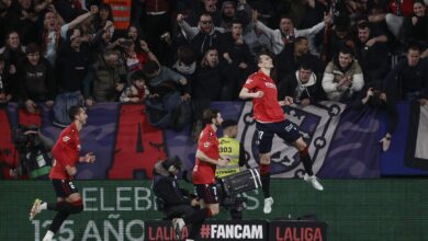 Osasuna derrota 2-1 al Real Madrid y pone en riesgo su liderato