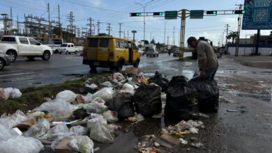 Entrada de La Muralla contaminada por botadero de basura