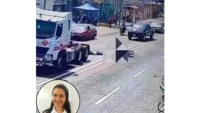 Cámaras de seguridad captan fatal accidente en Carabobo que cobró la vida de una docente