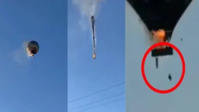Ocho muertos tras incendiarse un globo aerostático en Brasil