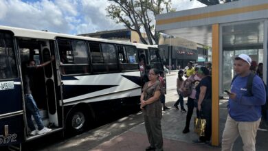Transporte trabajó a media máquina durante el cierre del asueto de Carnaval