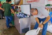 Benefician a más de 1.500 familias del sector Los Cocos con venta de proteínas