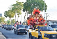 Con una gran caravana vecinos de Las Brisas del Orinoco continúan celebrando