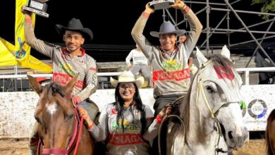 El monaguense Nick Romero conquista el tercer lugar nacional de coleo en Guanare