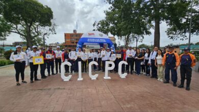Organismos de seguridad realizan jornada de prevención del suicidio en la Plaza Piar